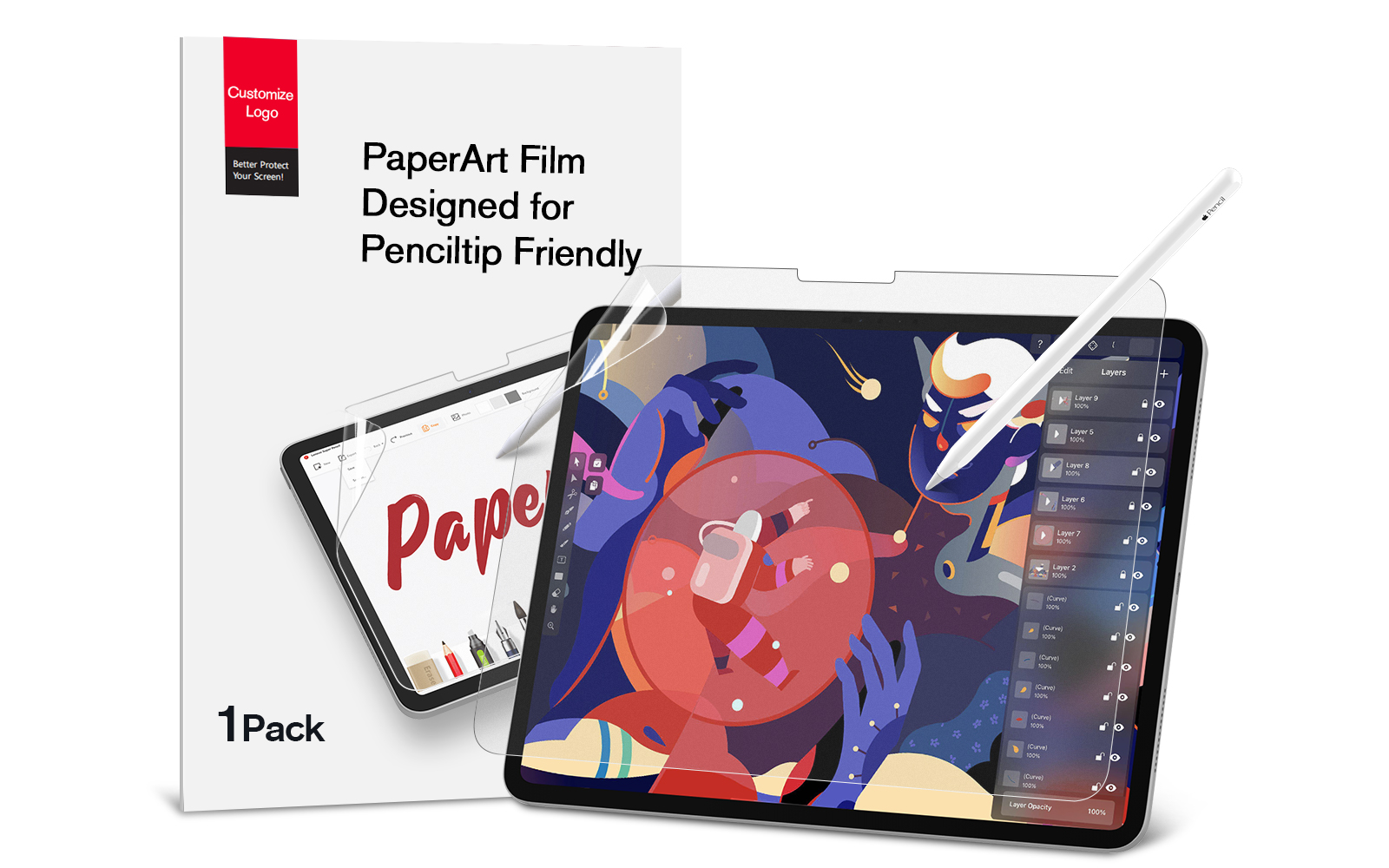 Nano-Texture Paper Feel Screen Protector For iPad 